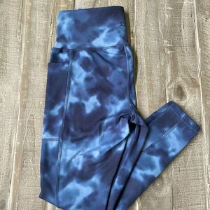 Danskin Navy Blue Soft Stretch Athletic Leggings Yoga Pants S